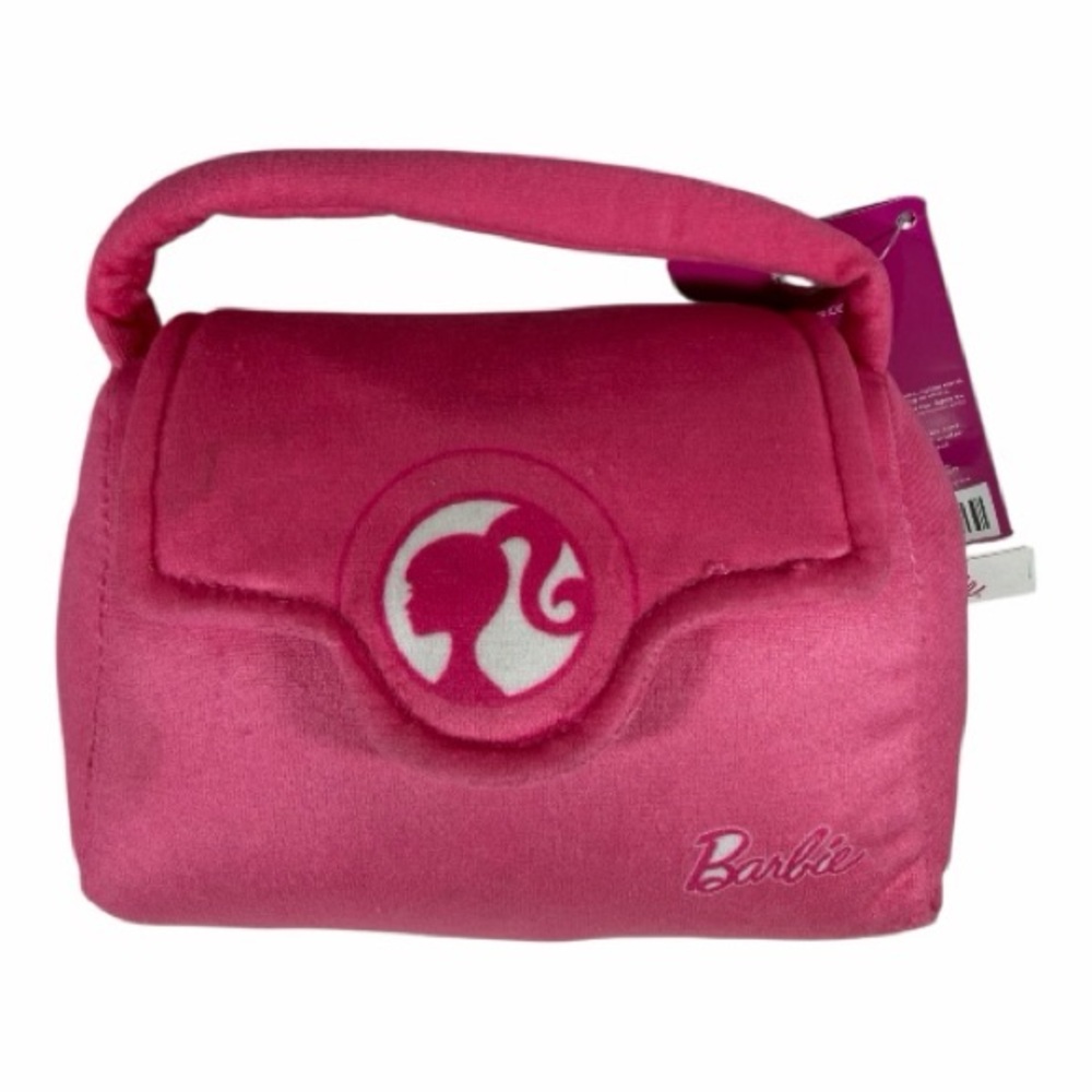 MATTEL Barbie Purse Brand New With Tags 7” Plush Toy Factory Stuffed